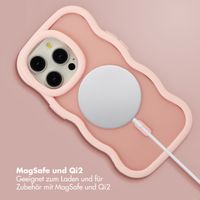 Selencia Wavy Backcover mit MagSafe Apple iPhone 14 Pro - Soft Pink