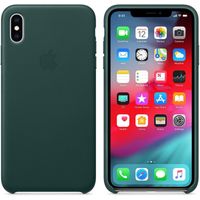 Apple Leder-Case Forest Green für das Apple iPhone Xs Max