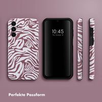 Selencia Vivid Back Cover Samsung Galaxy A15 (5G/4G) - Trippy Swirl Dark Rose
