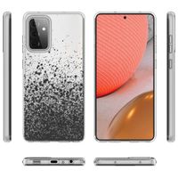 imoshion Design Hülle Samsung Galaxy A72 - Spritzer - Schwarz