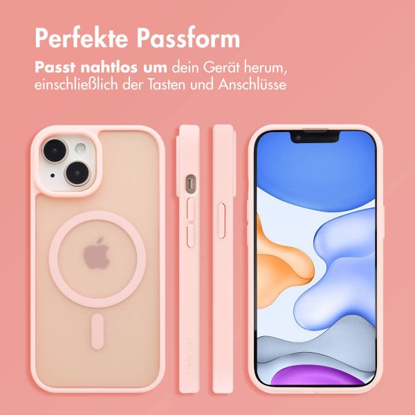 imoshion Color Guard Back Cover mit MagSafe für das iPhone 15 - Hellrosa