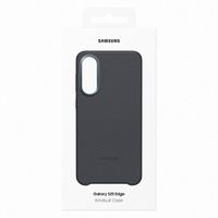 Samsung Original KindSuit Vegan Leather Case Samsung Galaxy S25 Edge - Schwarz