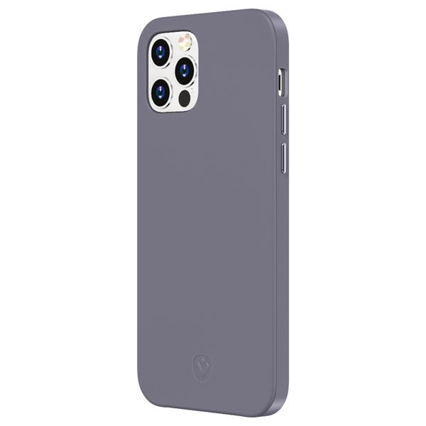 Valenta Luxe Leather Backcover für das iPhone 12 (Pro) - Violett