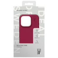iDeal of Sweden Silikon Case für das Apple iPhone 16 Pro - Cranberry