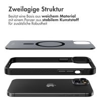 Accezz Rugged Frosted Back Cover mit MagSafe Apple iPhone 15 Plus - Schwarz