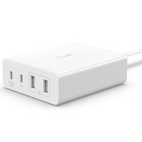 Belkin ﻿Boost↑Charge™ GaN Pro Adapter 4 Ports - USB-A (2x) und USB-C (2x) - 108W - Weiß