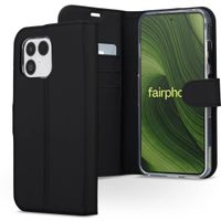 Accezz Wallet TPU Klapphülle Fairphone 6 - Schwarz