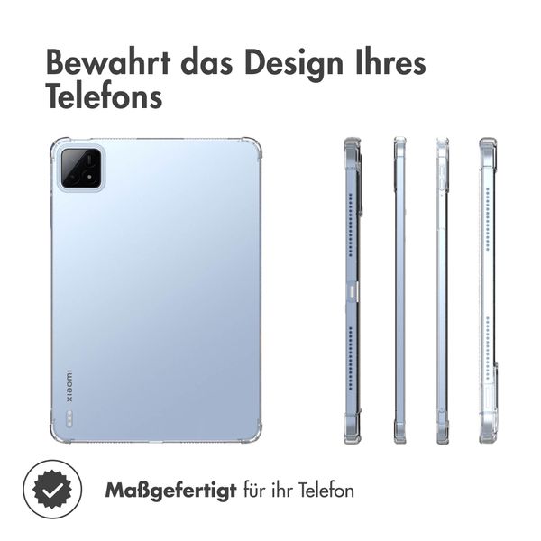 imoshion Shockproof Case für das Xiaomi Pad 6S Pro 12.4 - Transparent