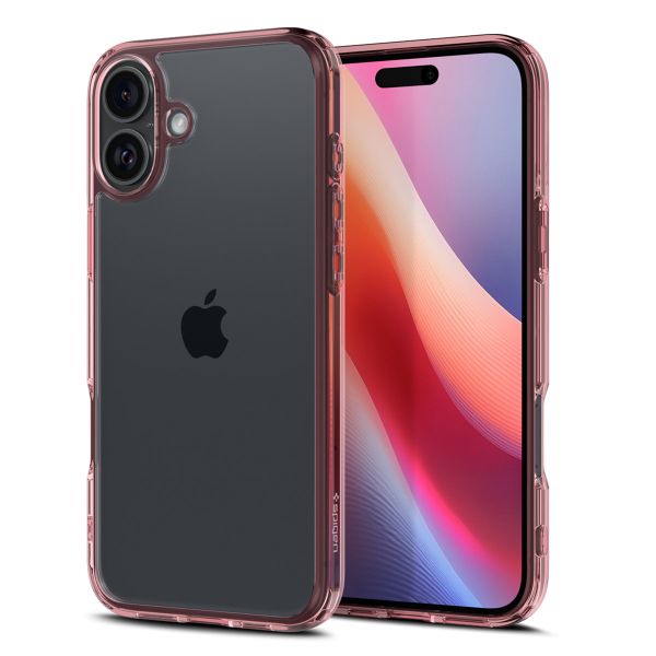 Spigen Ultra Hybrid™ Case für das iPhone 16 - Rose Crystal