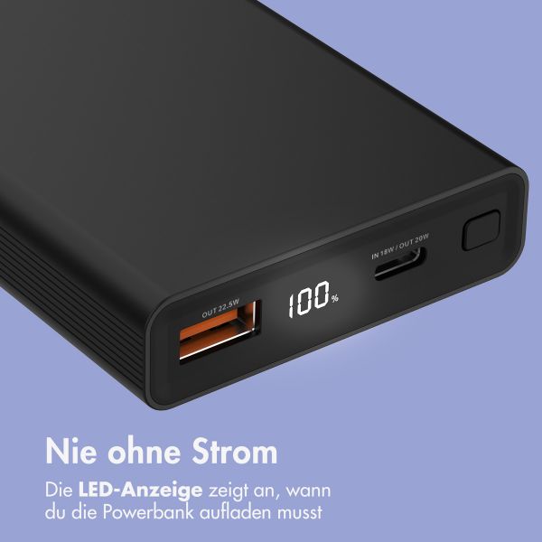 imoshion Ultra Series Powerbank 10.000 mAh - Schwarz