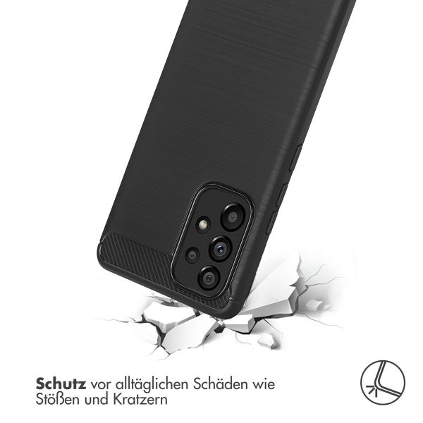 imoshion Brushed Back Cover für das Samsung Galaxy A53 - Schwarz