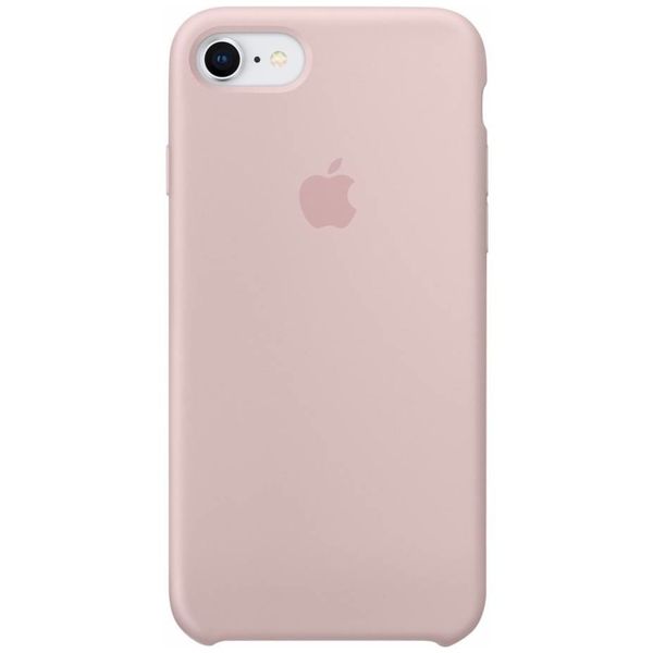 Apple 2 Pack Silikon-Case für das iPhone SE (2022 / 2020) 8 / 7 - Pink Sand & White