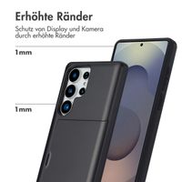 imoshion Backcover mit Kartenfach Samsung Galaxy S25 Ultra - Schwarz