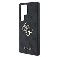 Guess 4G Metal Logo Back Cover Samsung Galaxy S25 Ultra - Schwarz