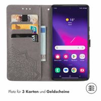 imoshion Mandala Klapphülle Samsung Galaxy S24 Ultra - Grau