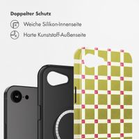 Selencia Vivid Rückabdeckung mit MagSafe Apple iPhone 17e / 16e - Check This Olive
