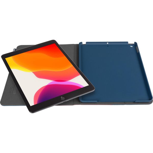 Gecko Covers EasyClick Klapphülle Blau / Braun für iPad 9 (2021) 10.2 Zoll / iPad 8 (2020) 10.2 Zoll / iPad 7 (2019) 10.2 Zoll