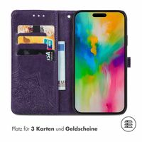 imoshion Mandala Klapphülle Apple iPhone 16 - Violett