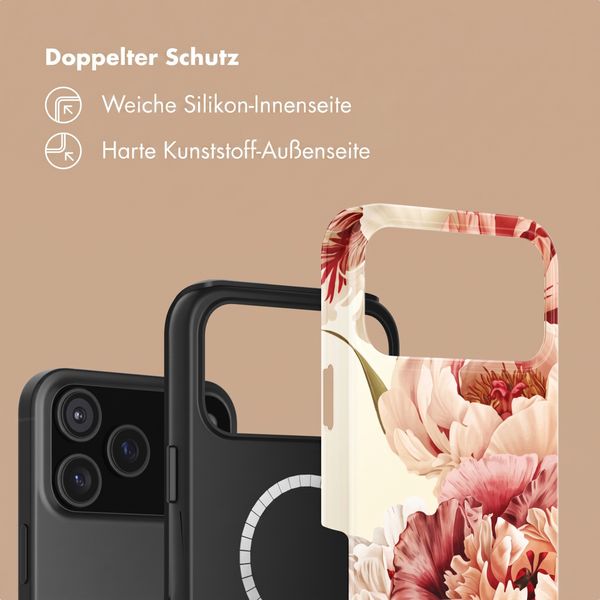 Selencia Vivid Rückabdeckung mit MagSafe Apple iPhone 18 Pro Max / 17 Pro Max - Vintage Peony