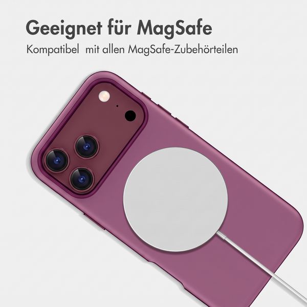 imoshion Color Backcover mit Thin MagSafe Ring Apple iPhone 18 Pro / 17 Pro - Violett