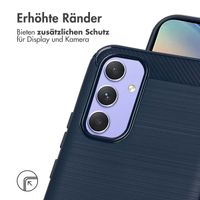 imoshion Brushed Back Cover für das Samsung Galaxy A54 (5G) - Dunkelblau