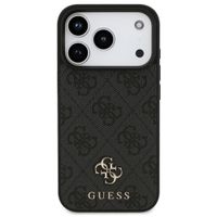 Guess 4G Metal Logo Back Cover MagSafe Apple iPhone 17 Pro - Schwarz