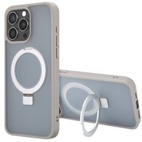 Accezz Ring Stand Backcover mit MagSafe für das iPhone 15 Pro Max - Grey