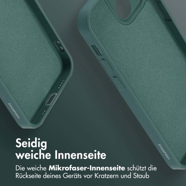 imoshion Color Back Cover mit MagSafe Apple iPhone 13 Mini - Dunkelgrün