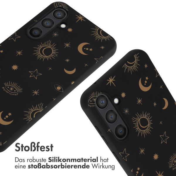 imoshion SilikonHülle design mit Band Samsung Galaxy S23 FE - Sky Black