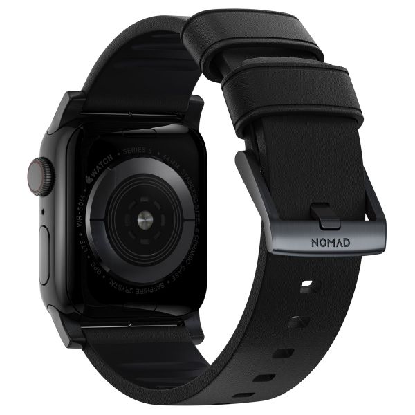 Nomad Active Pro Armband für das  Apple Watch Series 1 t/m 11 / SE / Ultra (44/45/46/49 mm) - Schwarz / Schwarz
