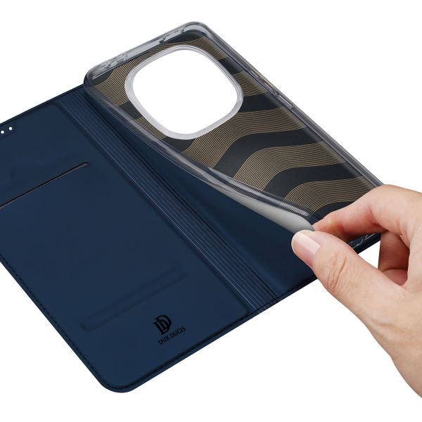 Dux Ducis Slim TPU Klapphülle für das Xiaomi Redmi Note 14 Pro (4G) - Dunkelblau
