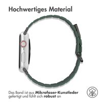 imoshion Magnetlederarmband für Apple Watch Series 1 t/m 9 / SE (38/40/41 mm) | Series 10 / 11 (42 mm) - Grün