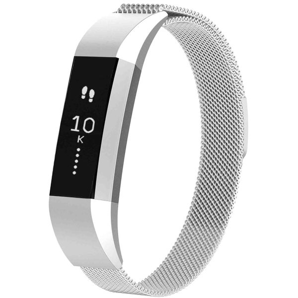 imoshion Mailändische Magnetarmband für das Fitbit Alta (HR) - Größe S - Silber