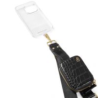 iDeal of Sweden Utility Phone Strap - Universelles Telefonband - Black Croco