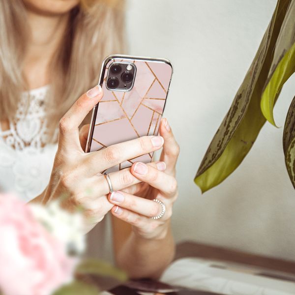 imoshion Design Hülle Apple iPhone SE (2022 / 2020) / 8 / 7 - Pink Graphic