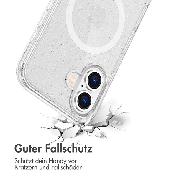 imoshion Sparkle Back Cover mit MagSafe Apple iPhone 17 - Transparent