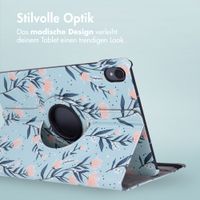 imoshion 360° drehbare Design Klapphülle Samsung Galaxy Tab S11 - Flowers