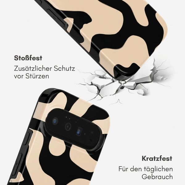 Selencia Vivid Rückabdeckung mit MagSafe Google Pixel 11 - Art Wave Black