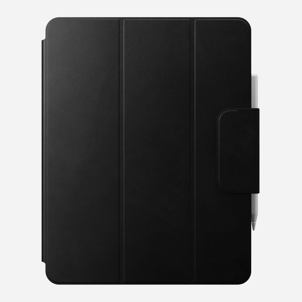 Nomad Leather Folio case Apple iPad Air 13 Zoll (2025) M3 / (2024) M2 / iPad Pro 12.9 (2018/2020/2021/2022) - Schwarz