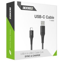 Accezz USB-C- auf USB-Kabel - 1 m - Weiß