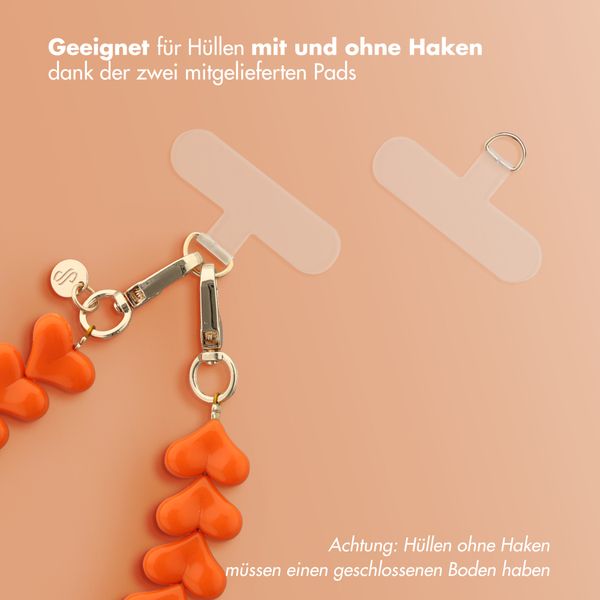 Selencia Lova Herz-Handgelenkbande - Orange