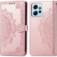 imoshion Mandala Klapphülle für das Xiaomi Redmi Note 12 (4G) - Rose Gold