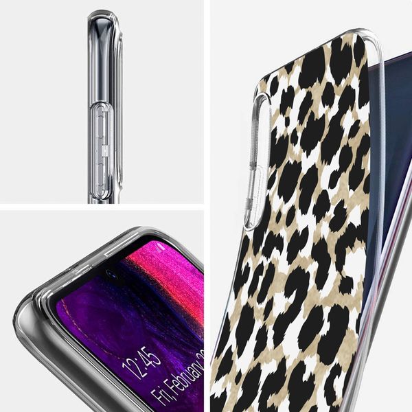 imoshion Design Hülle für das Samsung Galaxy A50 / A30s - Leopard / Schwarz