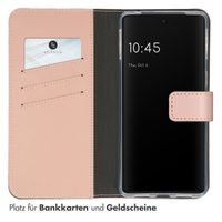 Selencia Echtleder Klapphülle für das Google Pixel 7 Pro - Dusty Pink