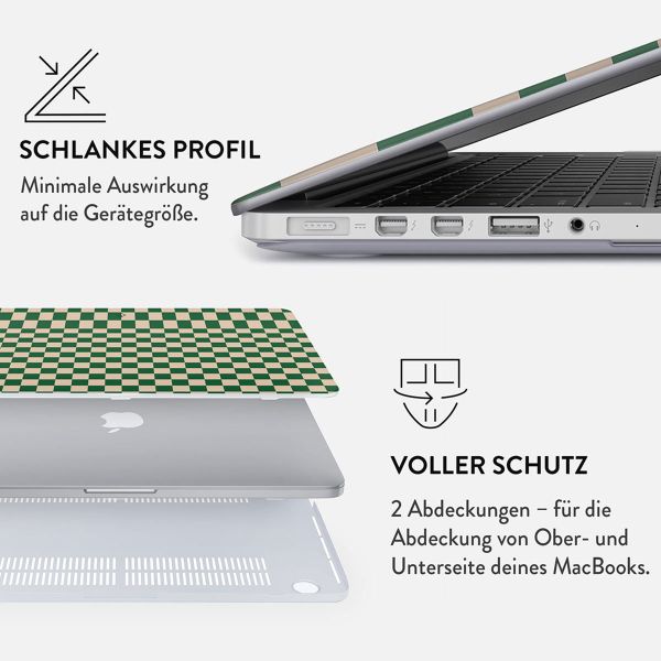 Burga Hardshell Hülle für das MacBook Pro 16 Zoll (2021 / 2023 M3 chip / 2024 M4 chip) - A2485 / A2780 / A2991 / A3186 / A3403 - Ivy League