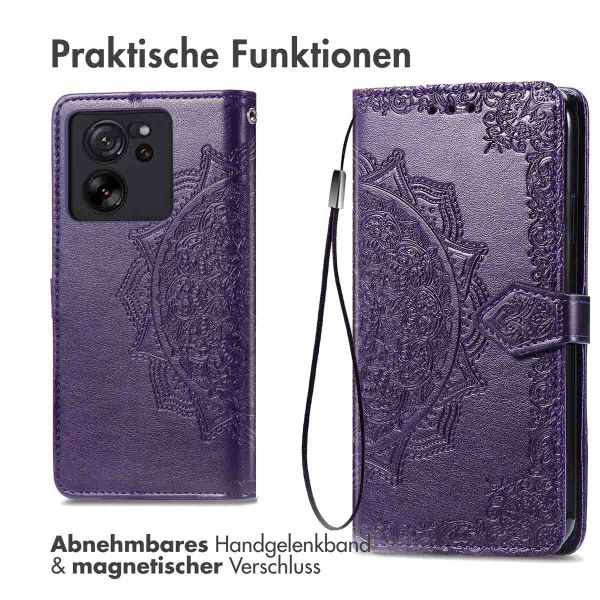 imoshion Mandala Klapphülle Xiaomi 13T / 13T Pro - Violett