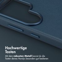 Accezz MagSafe Leather Backcover Samsung Galaxy S26 Ultra - Nightfall Blue