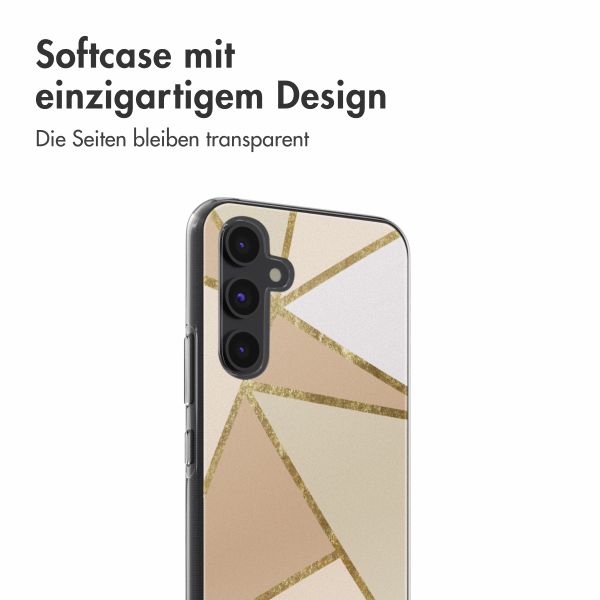 imoshion  Design Hülle für das Samsung Galaxy A54 - Graphic Beige