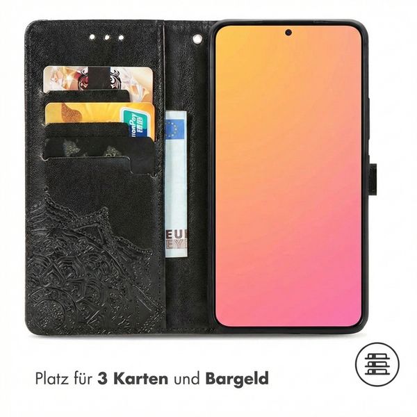 imoshion Mandala Klapphülle Samsung Galaxy S24 Plus - Schwarz