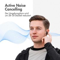 imoshion Aura Pro Kabellose In-Ear-Kopfhörer - Aktive Geräuschunterdrückung (ANC) - Schwarz